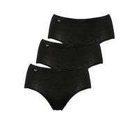 (12) Basic 4 Pack Midi Brief, Black