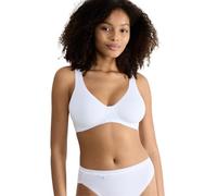 Sloggi Womens Basic+ Soft Bra, White, 34A UK