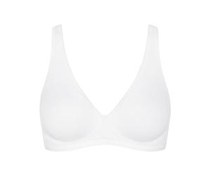 Sloggi Womens Basic+ Soft Bra, White, 38A UK