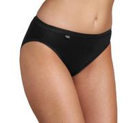 Sloggi Womens Basic+ Tai 3 Pack - Black Cotton - Size 2XL