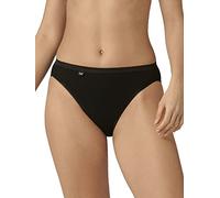 Sloggi Women's Tai Briefs Basic+ Hi Leg 3-Pack 95% Cotton Black