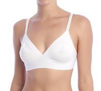 Sloggi Womens 0003 White Body Adapt Stretch-woven V-neck Bra S