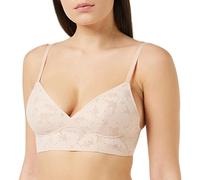Sloggi Women's Zero Lace 2.0 Longline Bra, Light Brown, L