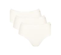 Sloggi Womens Brief - White Polyamide - Size Small
