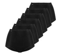 Sloggi Women's Briefs 24/7 Cotton Maxi Briefs 8301QG64 Pack of 6, black, 24