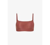 Sloggi Womens Burnt Henna Zero Feel 2.0 Stretch-jersey Bra L