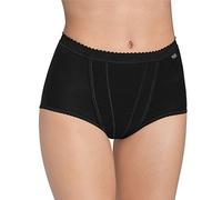 Sloggi Womens Control Tai Briefs - Black Cotton - Size 2XL