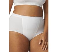 Sloggi Womens Control Maxi Briefs - White Cotton - Size Medium