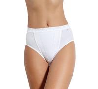 Sloggi Womens Control Tai 2 Pack Briefs - White Fabric - Size Medium