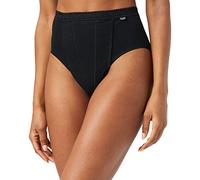 Sloggi Womens Control Tai Briefs - Black Polyamide - Size X-Large