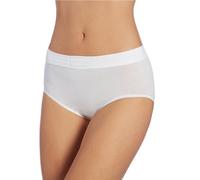 Sloggi Womens Double Comfort Maxi Brief - White Cotton - Size Small