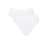 Sloggi Women's Double Comfort Tai 2 Pack Briefs in White | Size: 8 Sloggi White 8