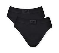 Sloggi Women's Double Comfort Tai 2P Briefs, BLACK, 8