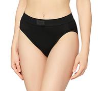 Sloggi Womens Double Comfort Tai - Black Cotton - Size Medium