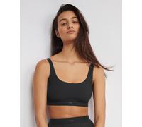 Sloggi Womens EVER Ease Top Thermoregulating Cropped Cotton Blend Bralette
