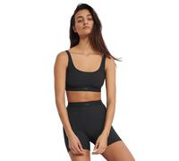 Sloggi Womens Black Ever Ease Scoop-neck Stretch-cotton Bralette L