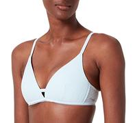 Sloggi Womens Ever Fresh Plus Padded Bralette - Blue Cotton - Size Small