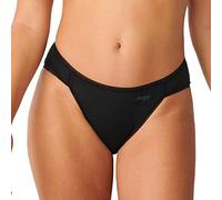 Sloggi Womens Ever Fresh Plus Tai - Black Cotton - Size Large