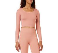 Sloggi Women's Ever Infused Aloe Crop top LS Bustier, Foggy Mauve, XL