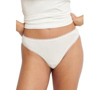 Sloggi Womens GO Brazil 2 Pack Briefs - White Polyamide - Size Small