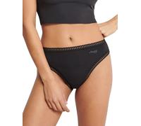 Sloggi Womens GO Crush High Leg Briefs (3 Pack) - Blue Polyamide - Size 2XL