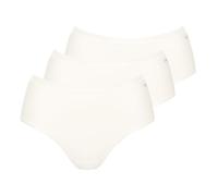 Sloggi Womens Go Daily Cotton Midi 3p, Silk White, S UK