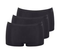 Boxer Shorts, Go Daily Cotton, Set of 3 Black
