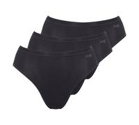 Sloggi Womens Go Daily Cotton Tai 3p, Black, S UK