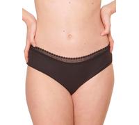 Sloggi Women's GO Ribbed Hipster C2P Briefs, BLACK, XS