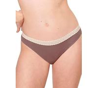Sloggi Women's GO Ribbed Tai C2P Briefs, BROWN - LIGHT COMBINATION, XL