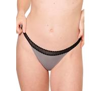 Sloggi Women's GO Ribbed Tanga C2P Briefs, BLACK COMBINATION, XL