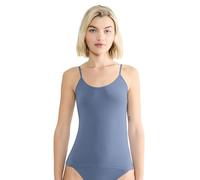 Sloggi Women's Go Sense Spaghetti Top Undershirt, Blue Shadow, XXL