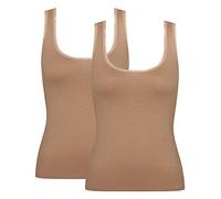 Sloggi Women's GO Tank Top C2P Shirts, NOSTALGIC BROWN, L