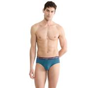 Sloggi Women's Men Start Midi C2P Box Briefs, Turquoise-Dark Combination, 7 (Pack of 2), Turquoise - Dark Combination, 7