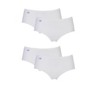 Sloggi Womens Midi Briefs Basic 95% Cotton Soft & Breathable in a Multipack of 4