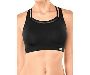 Sloggi Women's Move Flex P Sports Bra, Black, Size 34D