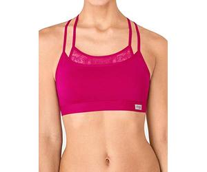 Sloggi Women's Move Flex P Sports Bra, Pink, Size 36E