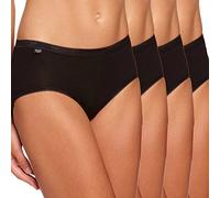 Sloggi Womens Midi Briefs Basic 95% Cotton Soft & Breathable in a Multipack of 4