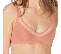Sloggi Women's Oxygene Infinite Soft Bra Padded Bra, Peanut Butter, S