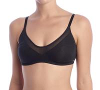 Sloggi Women's Oxygene Infinite T-shirt Padded Bra, Black, XS UK