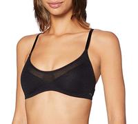 Sloggi Women's Oxygene Infinite T-shirt Padded Bra, Black, XS UK