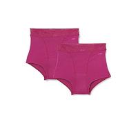 Sloggi Women's Period Panties Short Medium 2P, Wine, L