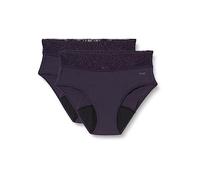 SLOGGI Women's Period Pants Hipster Medium 2P, Blueberry, M (Pack of 2)