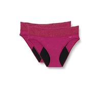 Sloggi Women's Period Pants Tai Heavy 2P Briefs, WINE, M