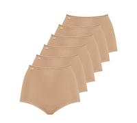 Sloggi Women's Plain Hipsters - Beige - UK 12