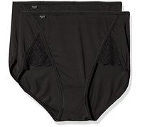 Sloggi Women's Puresense Lux Mx2p Brief, Black (Black 04), 44