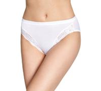 Sloggi Womens Romance Tai Brief - White Fabric - Size Large
