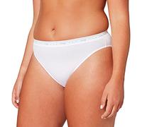 Sloggi Womens 24/7 100 3p Hikini Tai, White, 14 UK