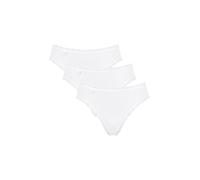 Sloggi Womens 24/7 Cotton Lace Tai C3P - White - Size 2XL