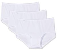 Sloggi Women's 24/7 Microfibre H Midi C3P Briefs, WHITE, 20